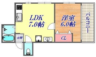 キャピタルマンションの物件間取画像